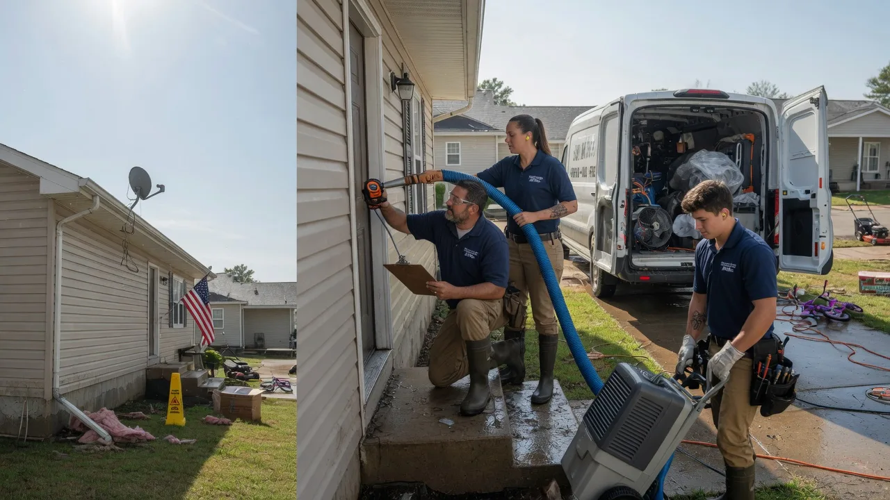 Ceiling Water Damage Restoration in Noble, MO near me